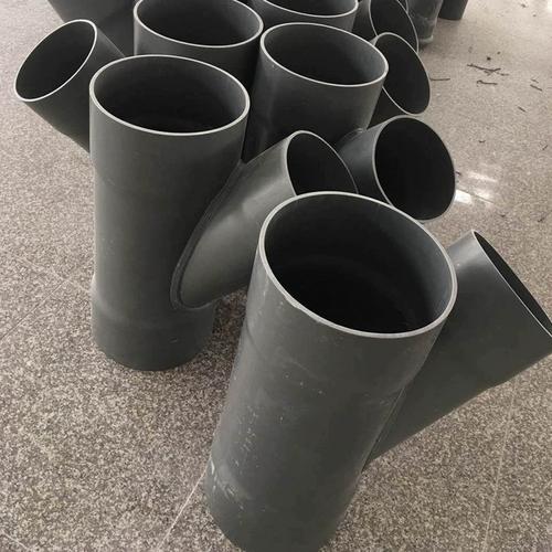 45度斜三通PE通风管道 高效通风系统的关键配件