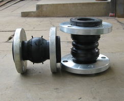 专业打造高质量管道配件 山东专销双球体橡胶接头厂